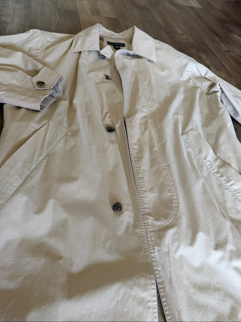 Vintage 90s Banana Republic Men's Trench Coat